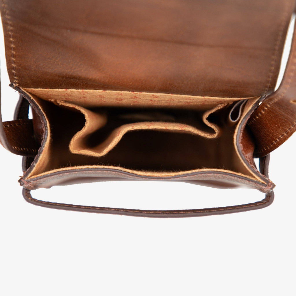 The Boxy Crossbody - Vintage Brown