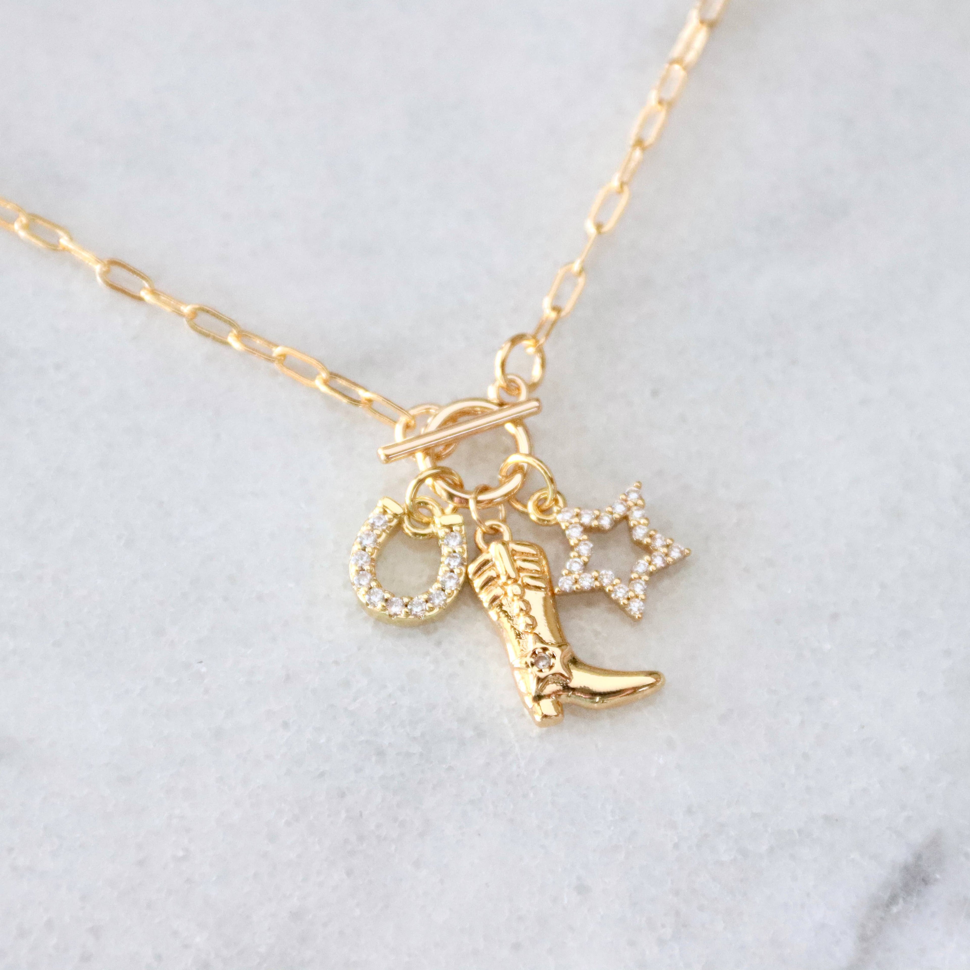 Southwest Charm Toggle Necklace