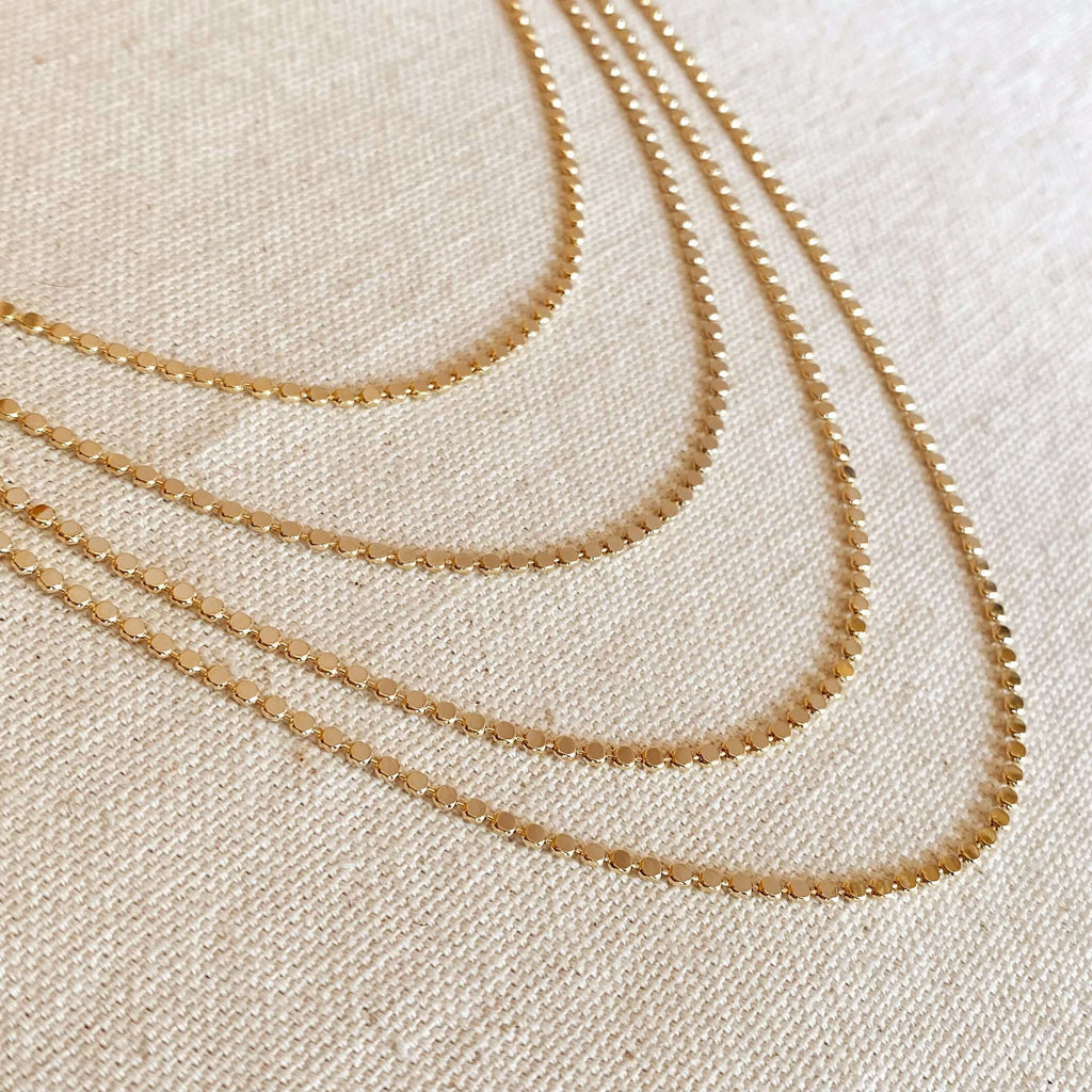 2mm Dot Chain Necklace