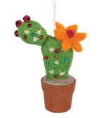 Prickly Pear Cactus Ornament