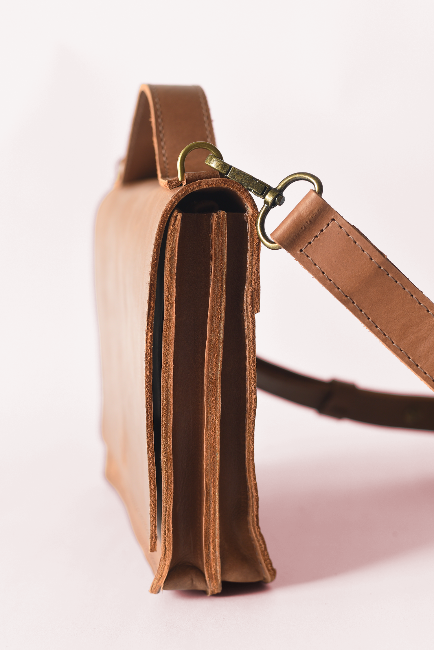 Small Brown Leather Crossbody Purse