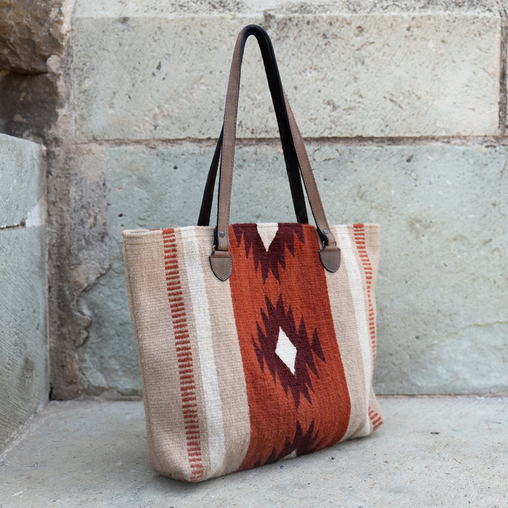 Adobe Rosa Zapotec Wool Tote