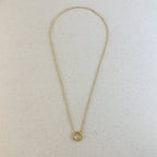 Rolo Chain Necklace Featuring Carabiner Clasp
