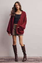 Handmade Chunky Knit Cardigan