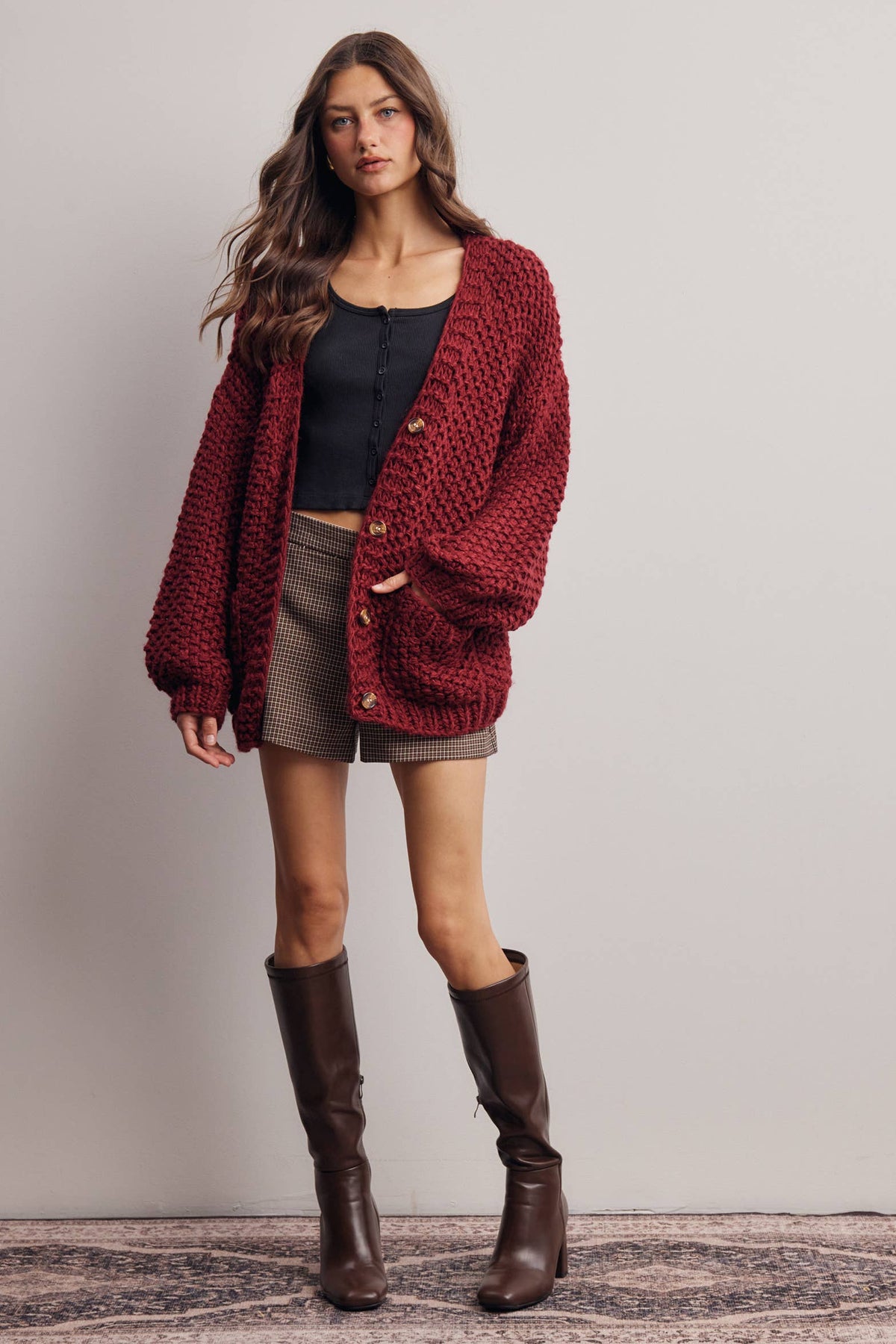Handmade Chunky Knit Cardigan