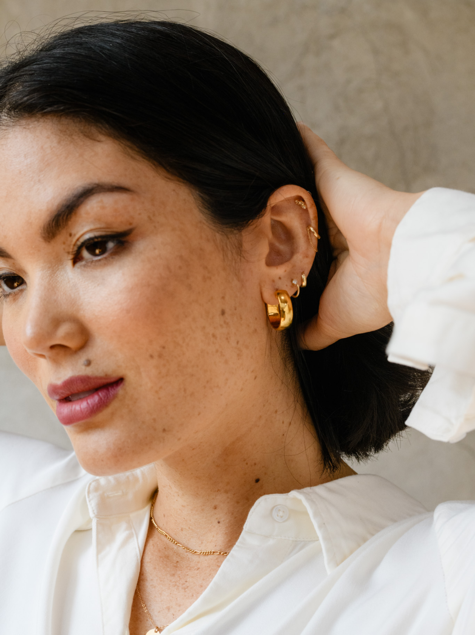 Stride Hoop Earrings