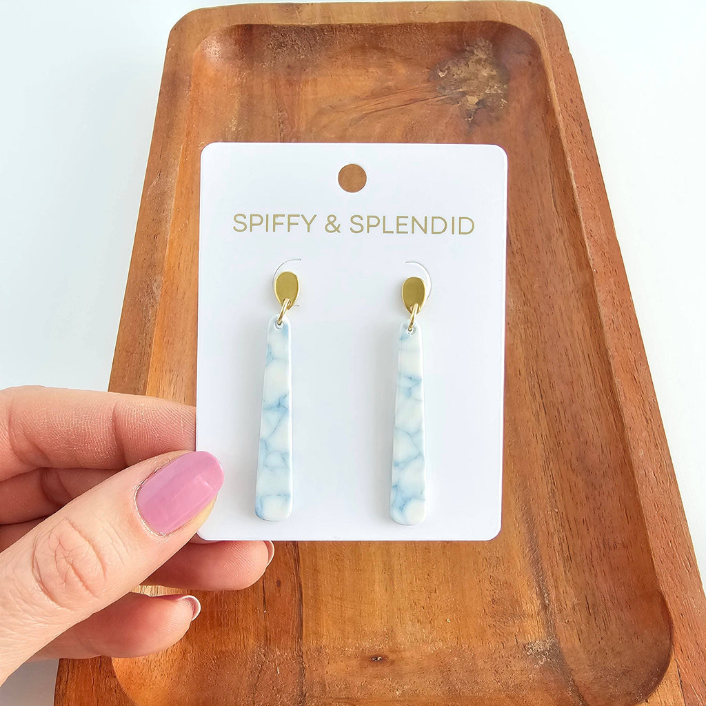Blair Earrings - Saltwater Blue