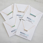 Turquoise Bar Necklace