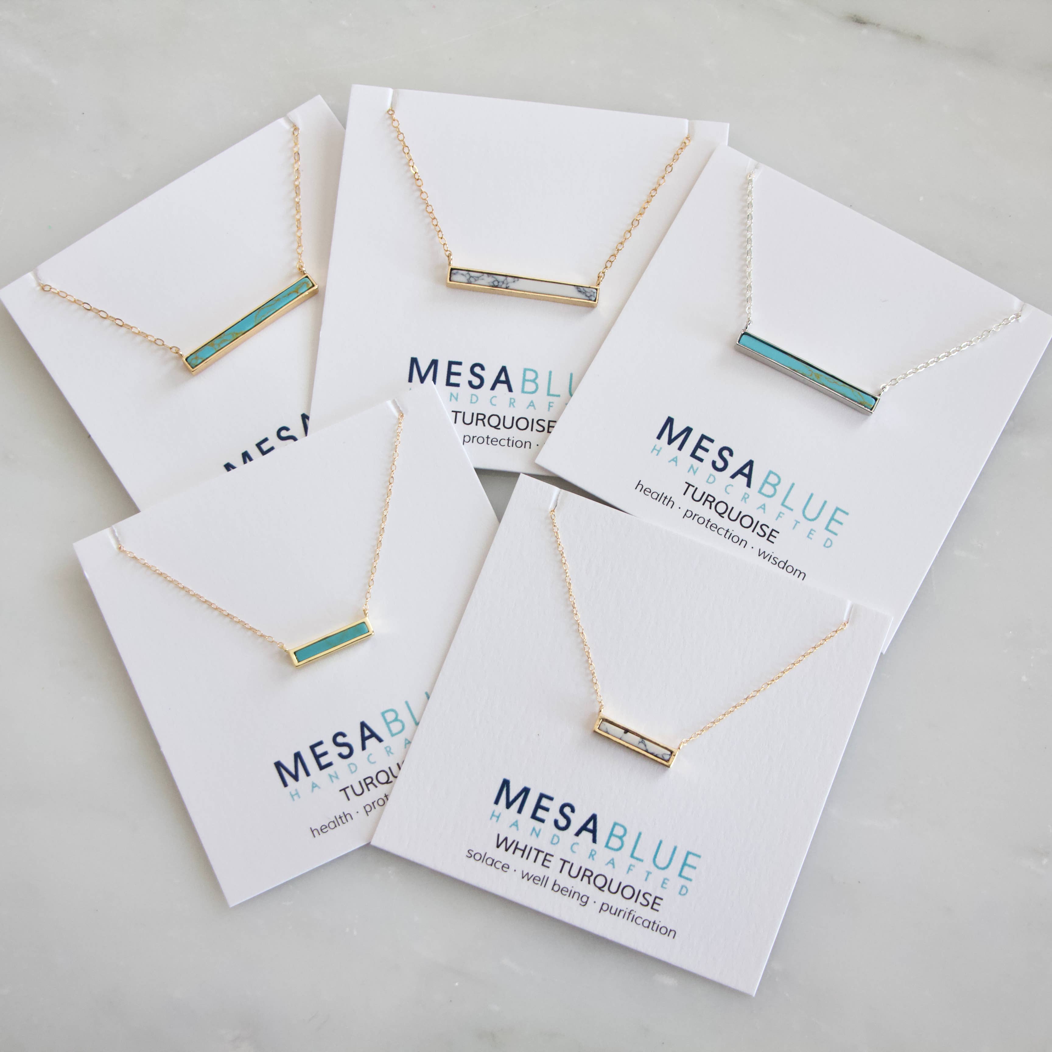 Turquoise Bar Necklace