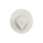 Vegan Suede Tear Drop Hat