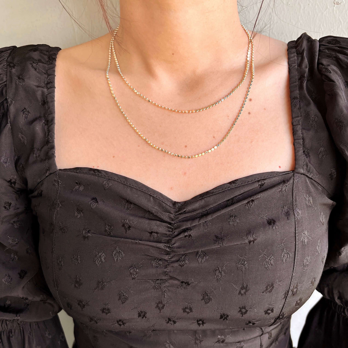 2mm Dot Chain Necklace