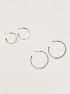 Hammered Hoop Earrings