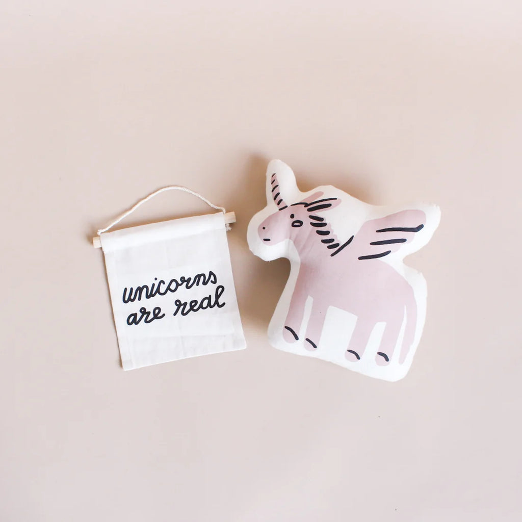 Unicorn Animal Canvas Pillow