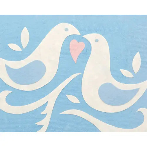 Lovey Dovey Blank Greeting Card