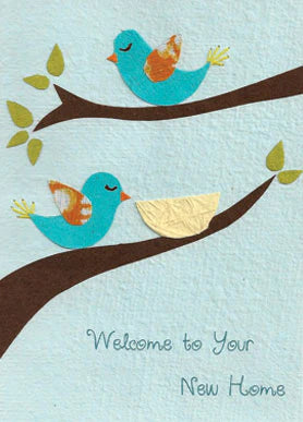 New Nest Blank Greeting Card